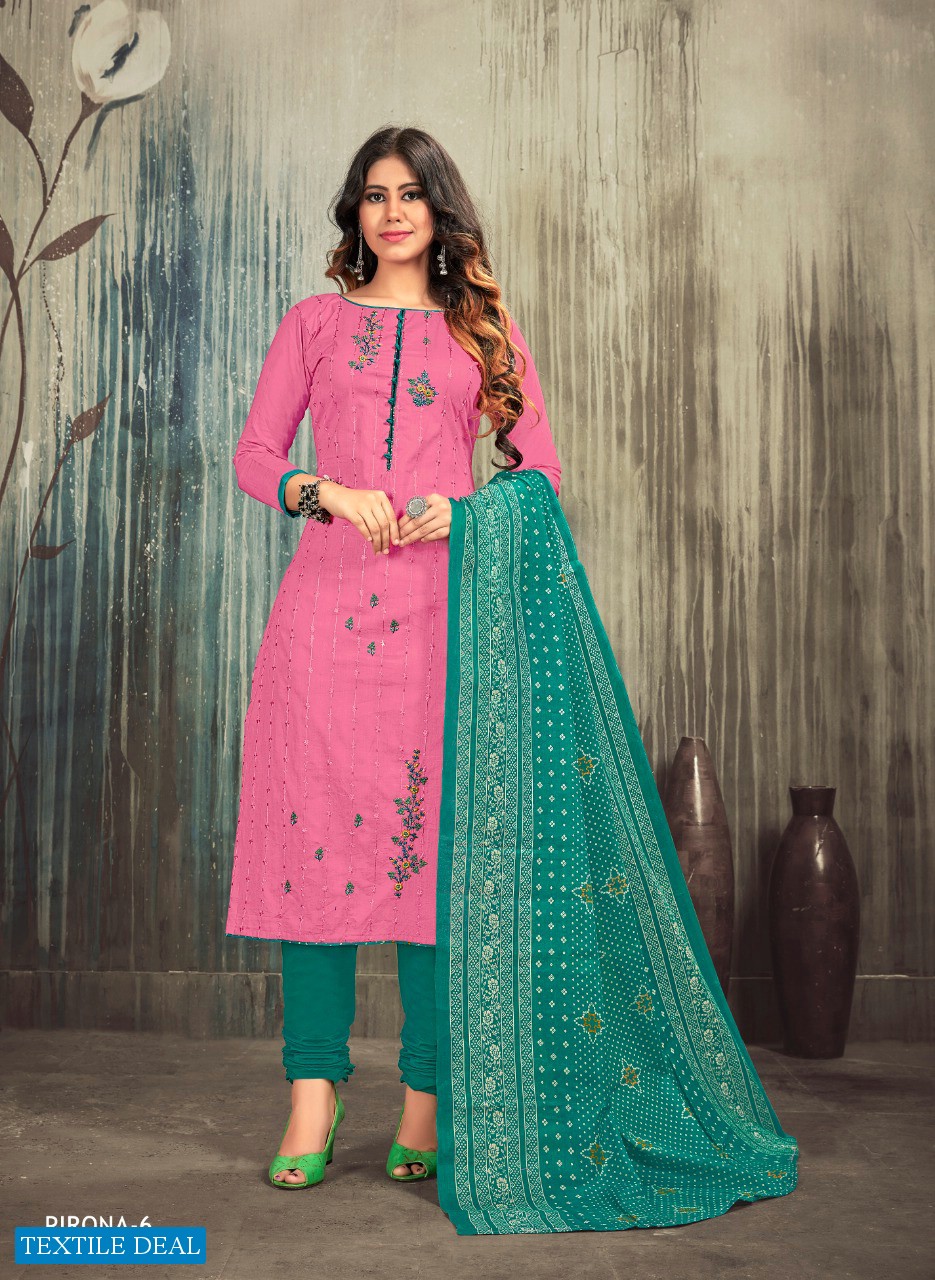 Vastu Tex Pirona Wholesale Shopping Lawn Cotton Dress Material