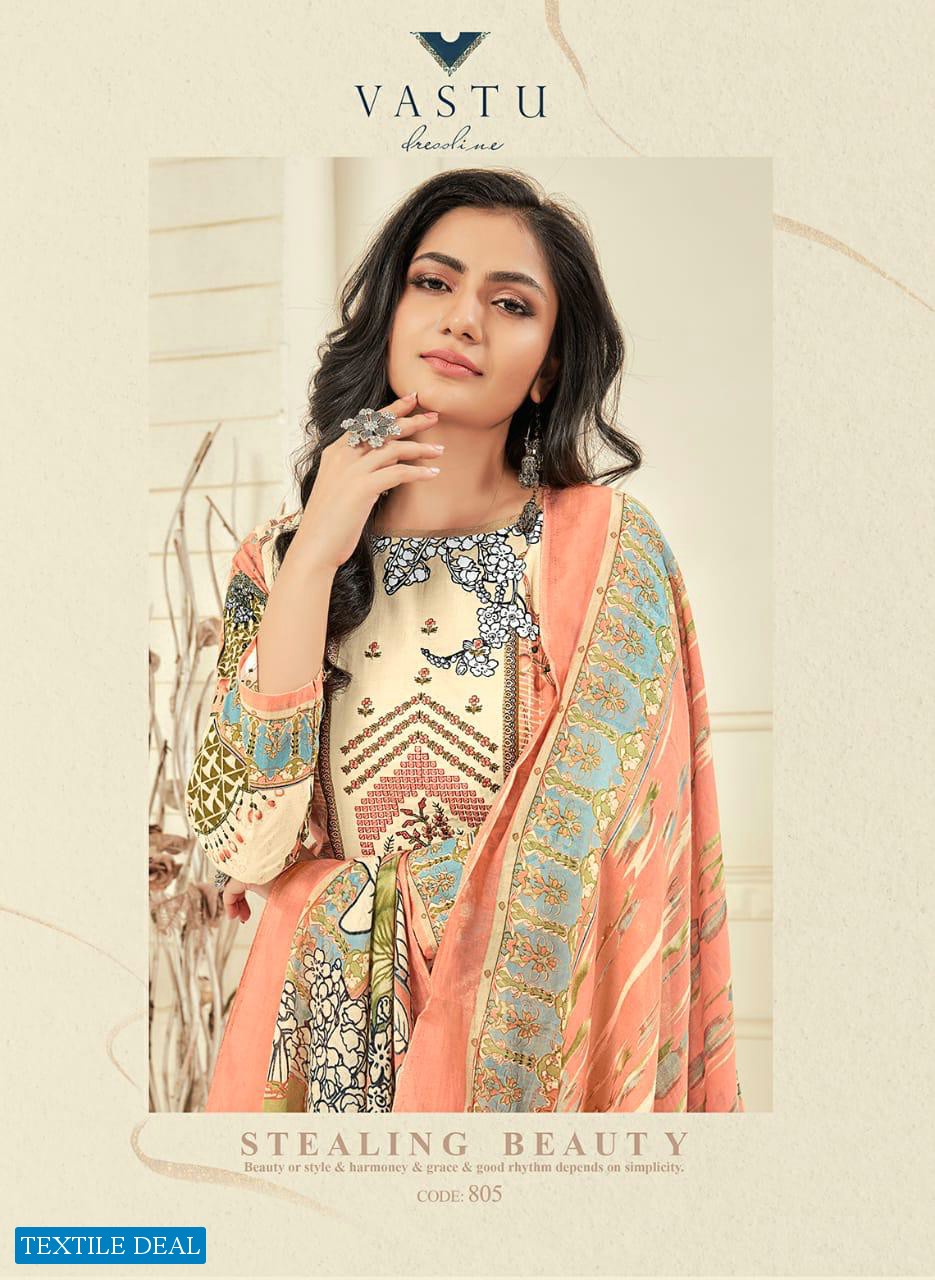 Vastu Tex Samrina Wholesale Shopping Lawn Cotton Dress Material
