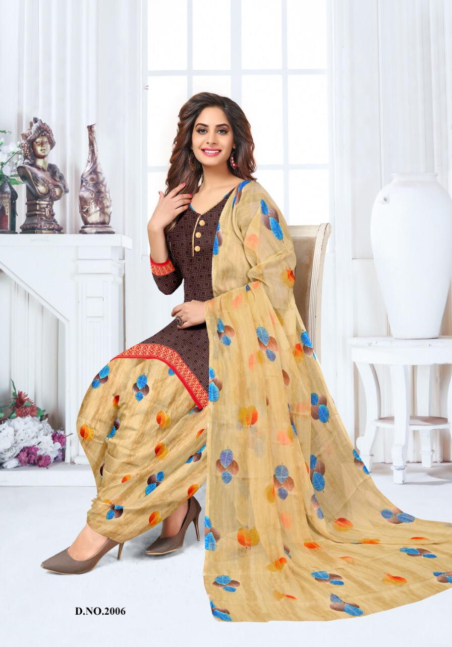 Vishnu Anjali Colour Plus Wholesale Printed Dress material