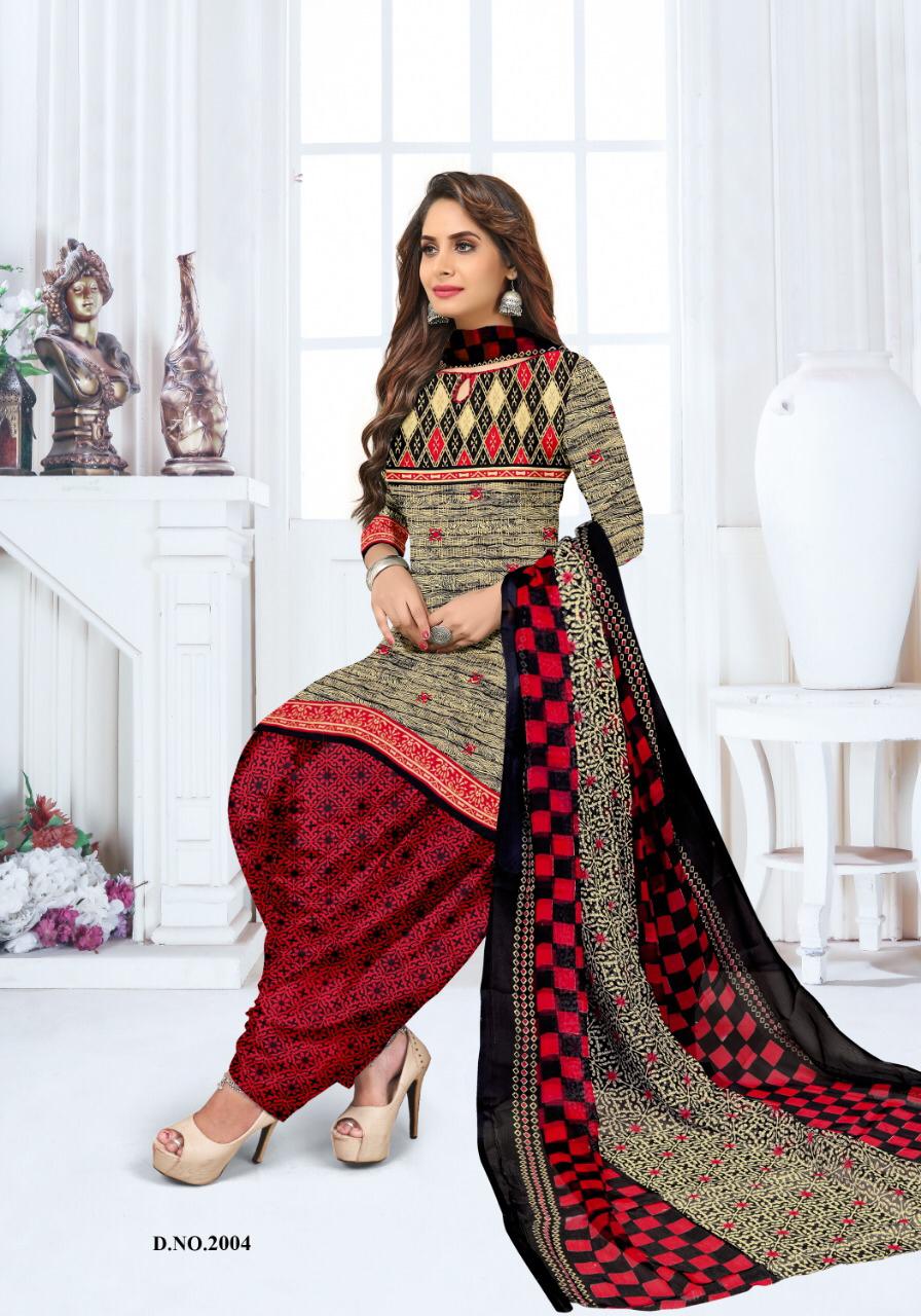 Vishnu Anjali Colour Plus Wholesale Printed Dress material