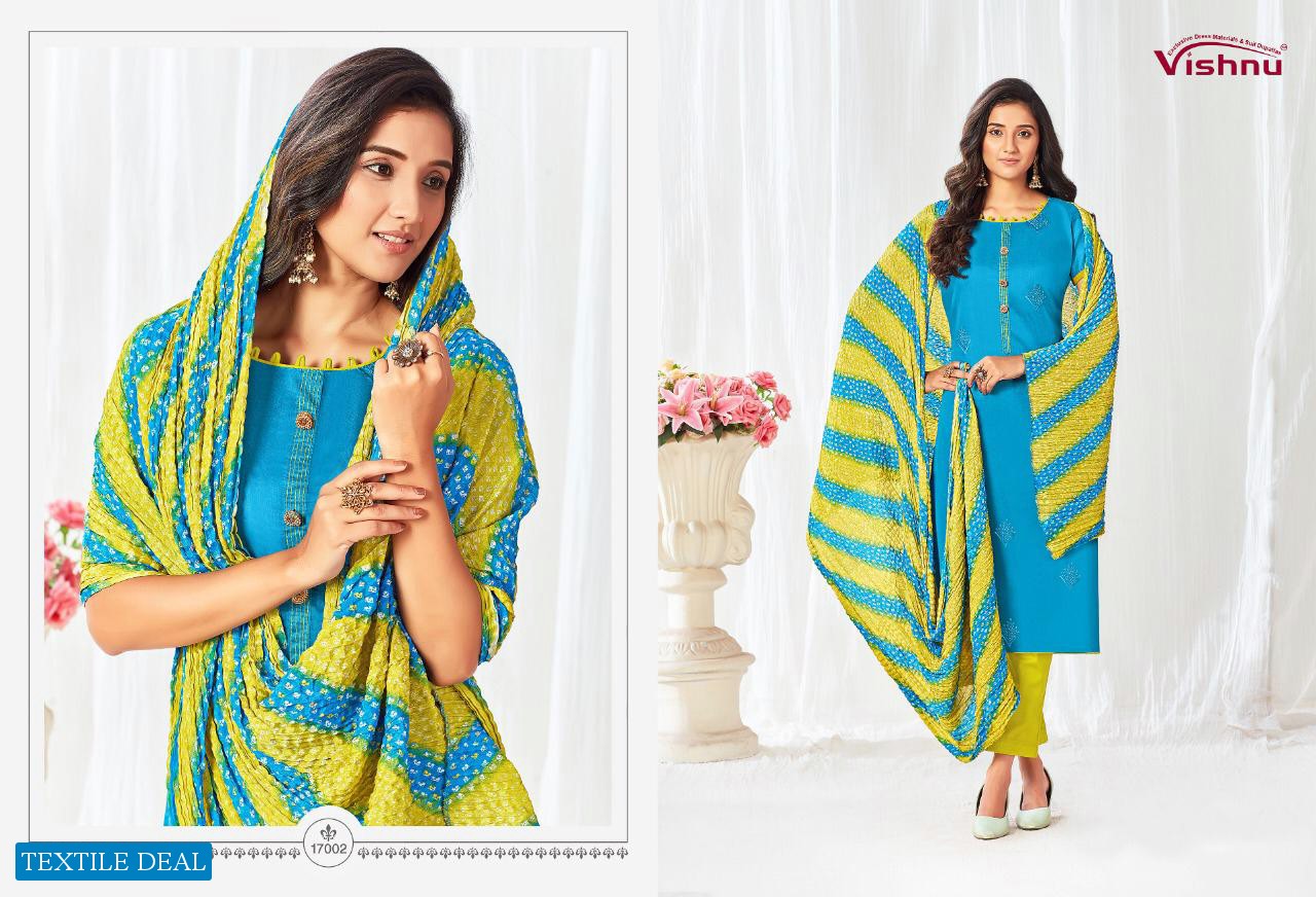 Vishnu Bandhani Wholesale Modal Silk Dress Material