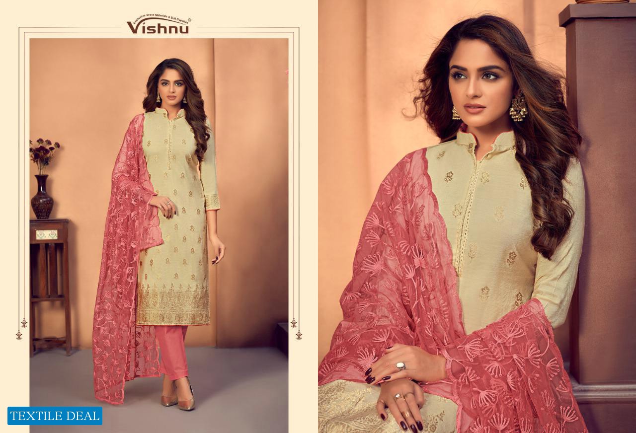 Vishnu Natalia Wholesale Embroidered Dress Material