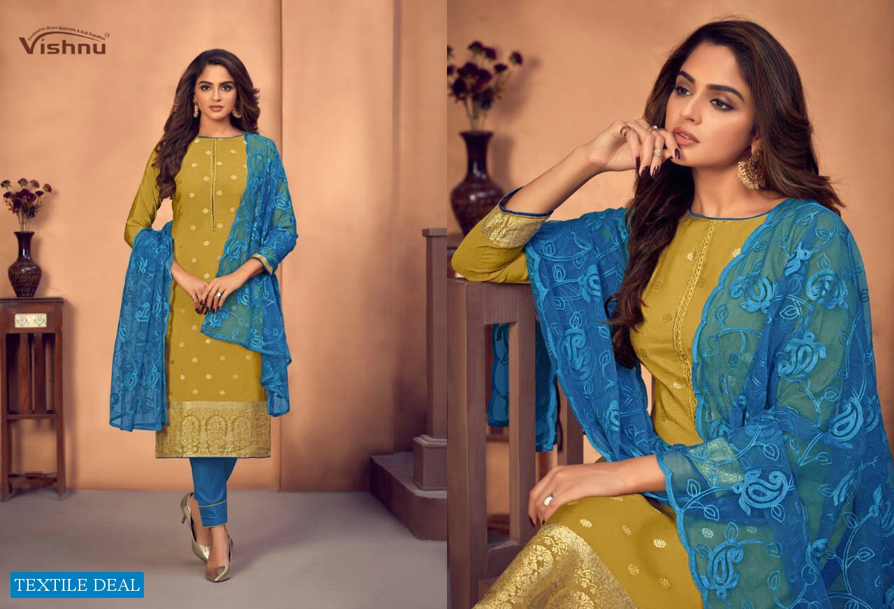 Vishnu Natalia Wholesale Embroidered Dress Material