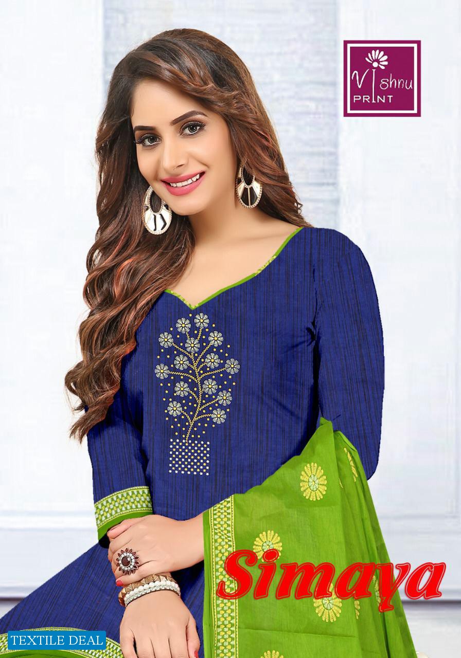 Vishnu Print Simaya Vol-3 Wholesale Cotton Dress Material