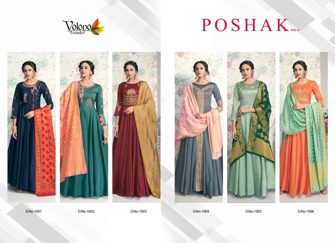 Volono Poshak Vol-2 Wholesale Full Stitch Designer Dresses