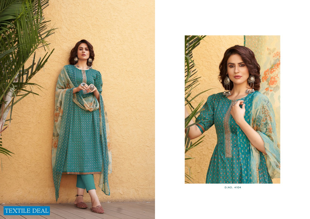 Vridhee Fashion Makhmali Pure Cotton Dress Material