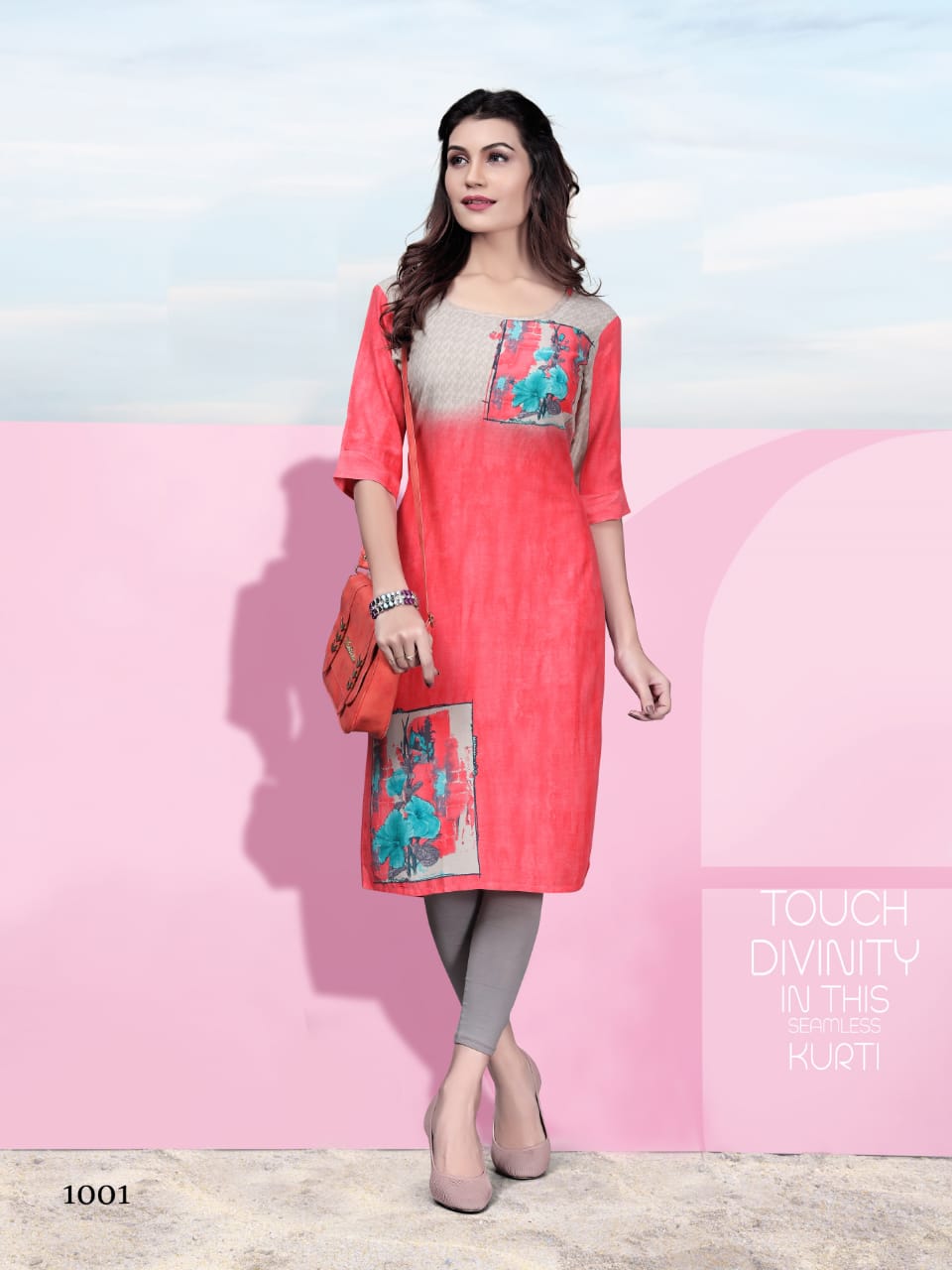 WATERMELON KISSMISS NX RAYON STRAIGHT LONG KURTI COLLECTION