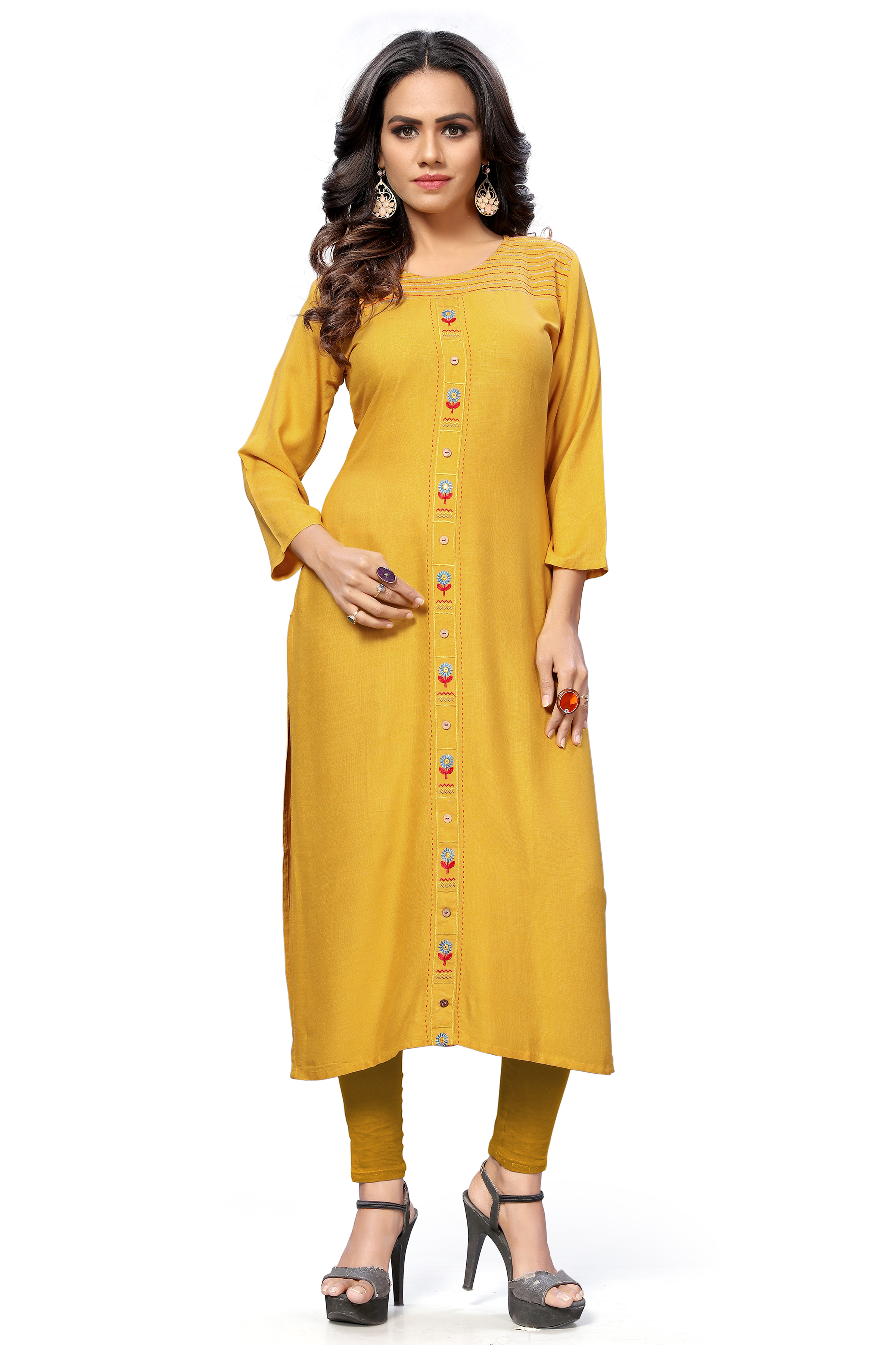 Winera Stylish Straight Embroidered Kurta For Women wholesale in india