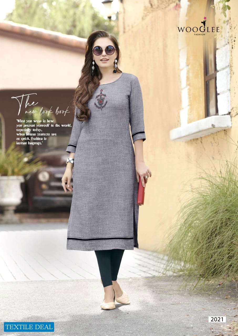 Wooglee Barbella vol-3 Wholesale Full Stitch Kurtis