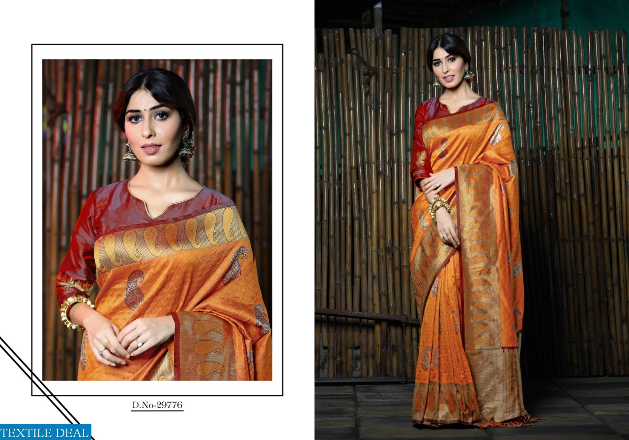 YNF LAUNCH SANGANERI SILK TRADITIONAL WEAR SILK SAREE WHOLESALE PRICE