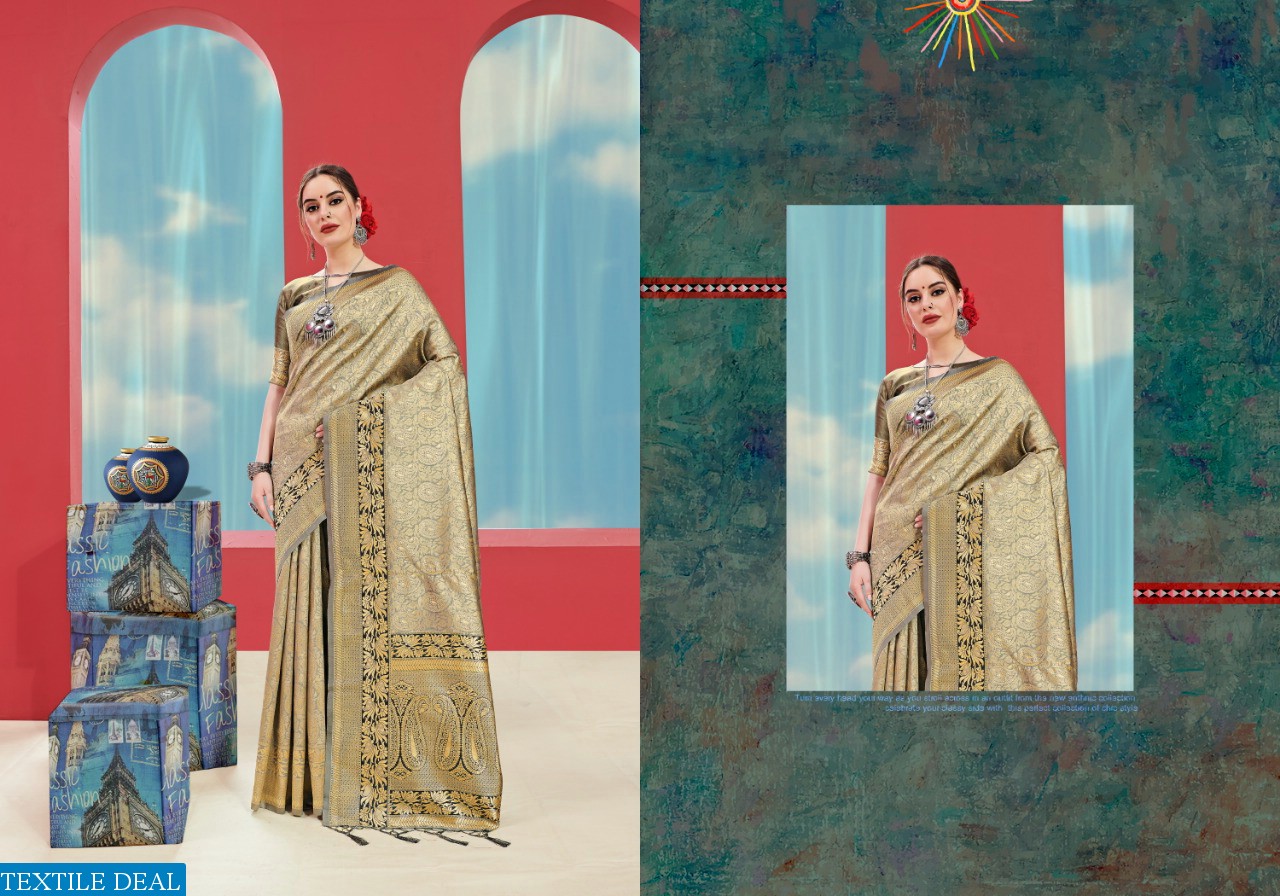 YNF PRESENT TITAN VOL 5 BANARASI SILK TRADITIONAL WEAR SAREE COLLECTION