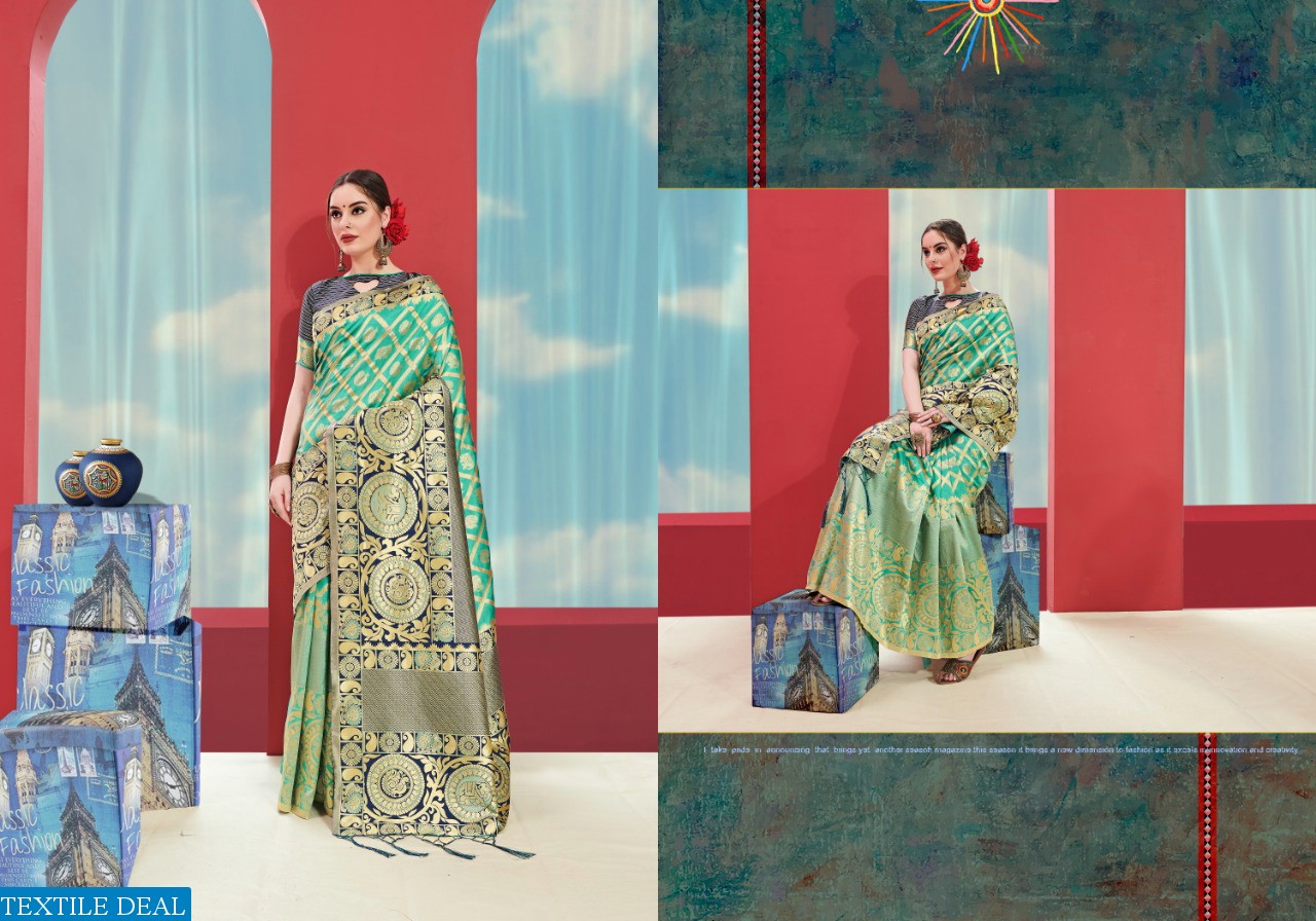 YNF PRESENT TITAN VOL 5 BANARASI SILK TRADITIONAL WEAR SAREE COLLECTION