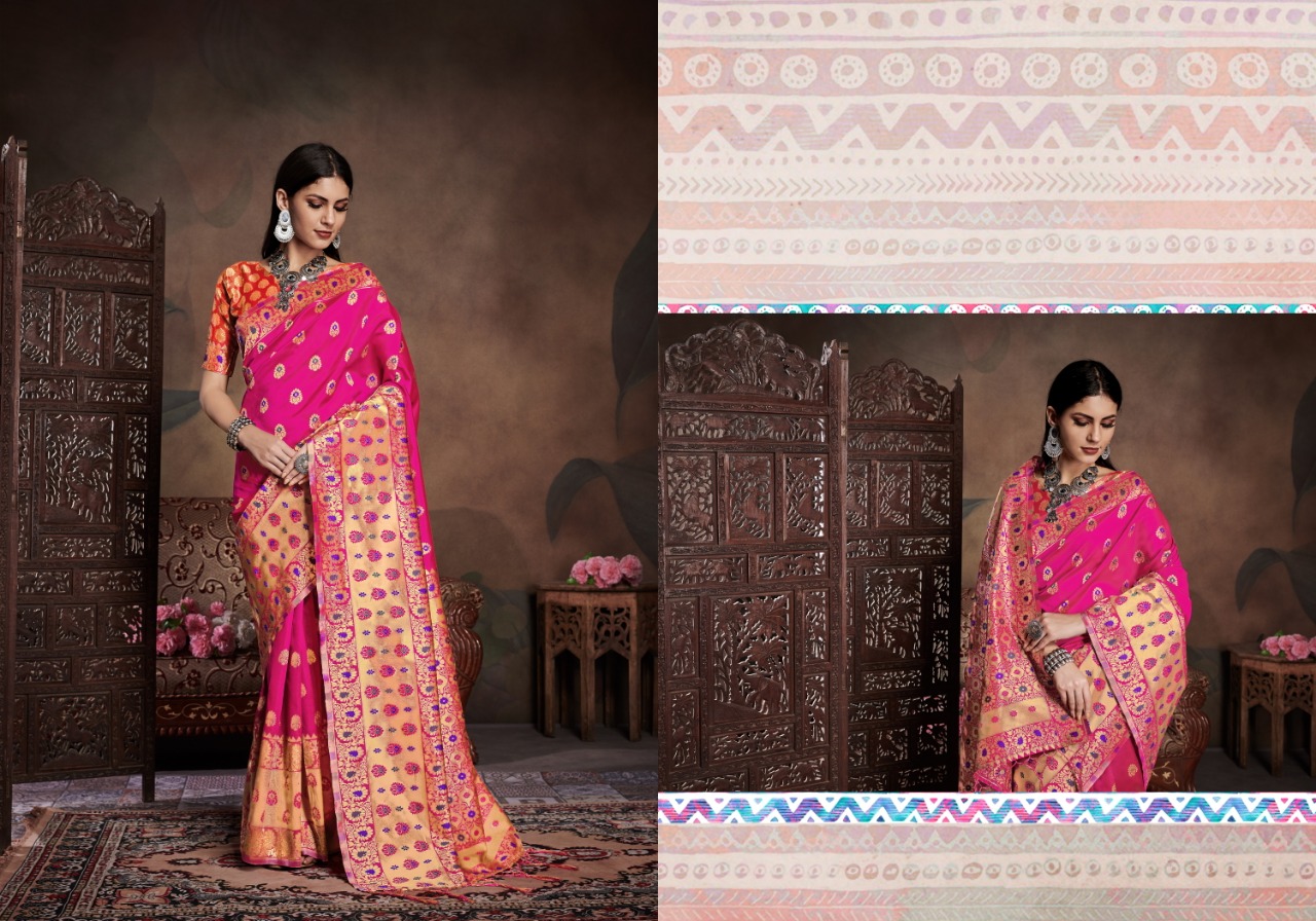 YNF PRESENT TITAN VOL 7 BANARASI SILK TRADITIONAL WEAR SAREE OUTFIT