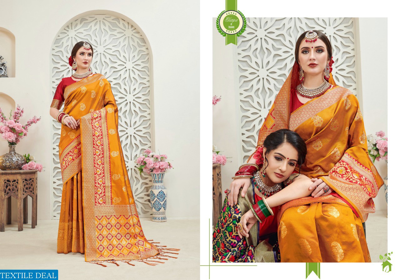 YNF PRESENT TITAN VOL 8 BANARASI SILK TRADITIONAL WEAR SAREE DEALER IN SURAT