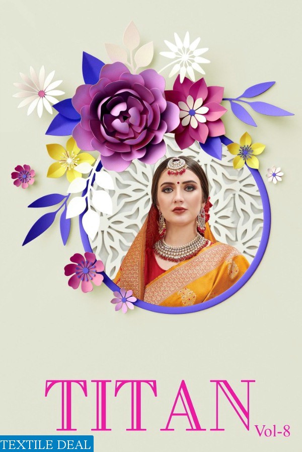 YNF PRESENT TITAN VOL 8 BANARASI SILK TRADITIONAL WEAR SAREE DEALER IN SURAT