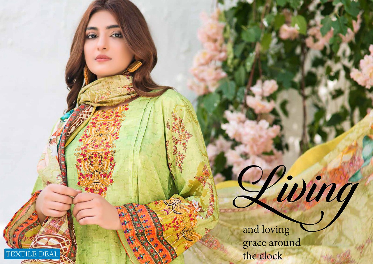 Yashika Mohterma Wholesale Lawn Cotton Dress Material