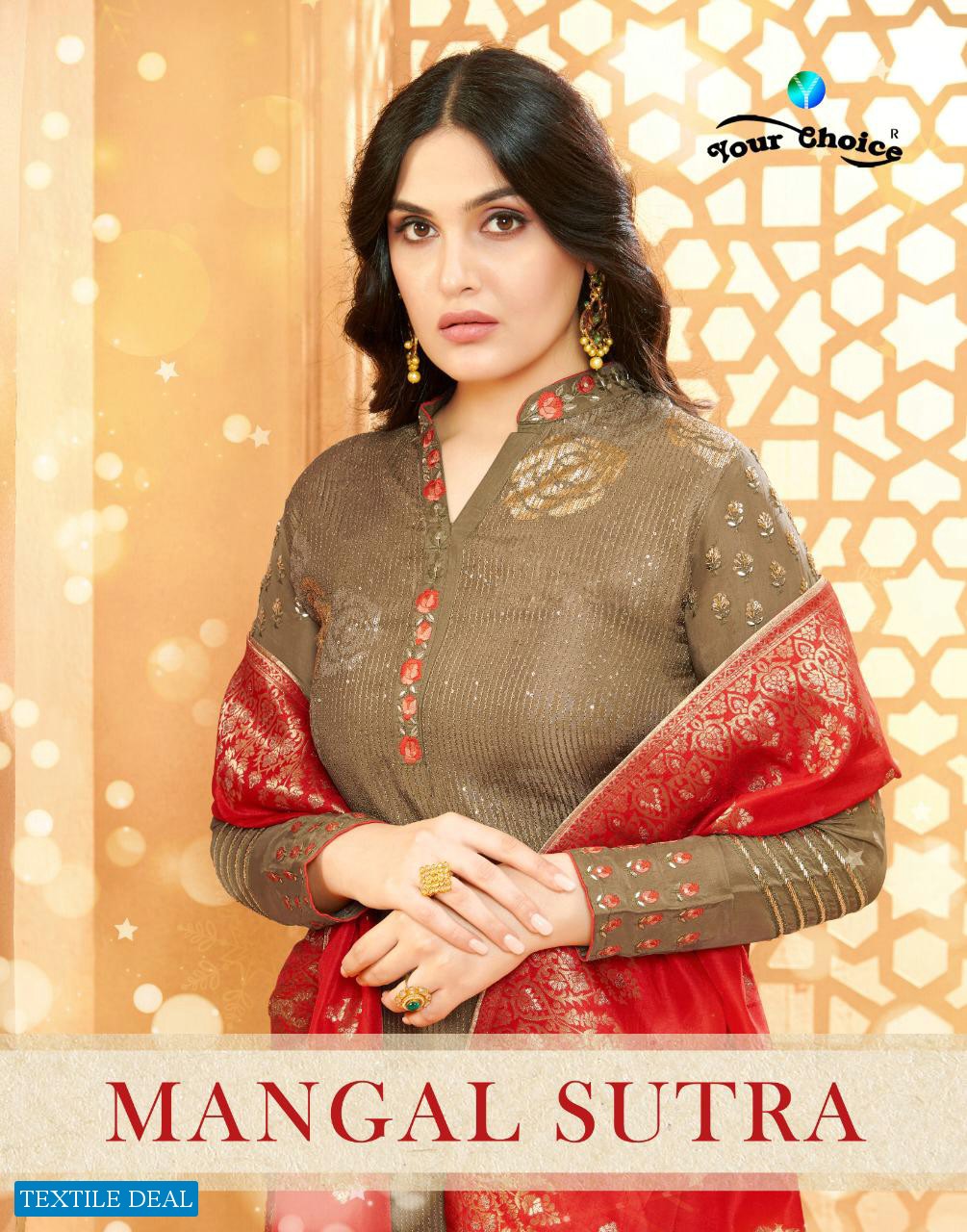 Your Choice Mangal Sutra Wholesale Straight Suits