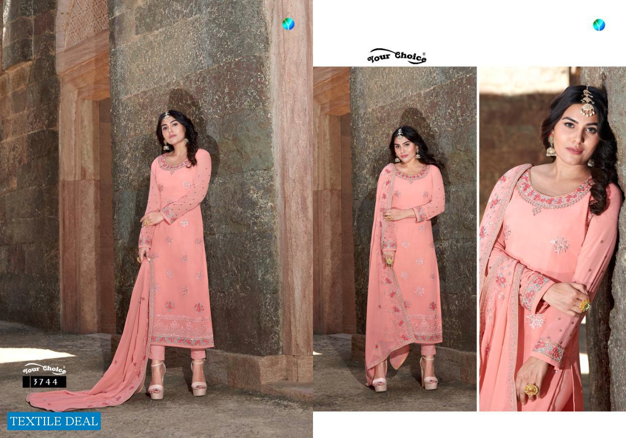 Your Choice Mirza Wholesale Straight Salwar Kameez