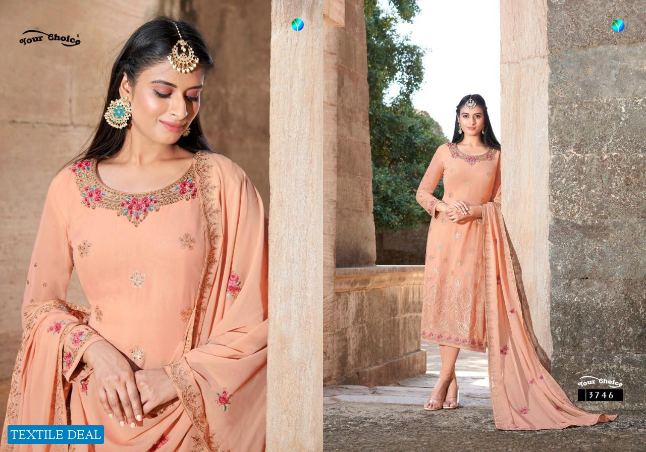 Your Choice Mirza Wholesale Straight Salwar Kameez