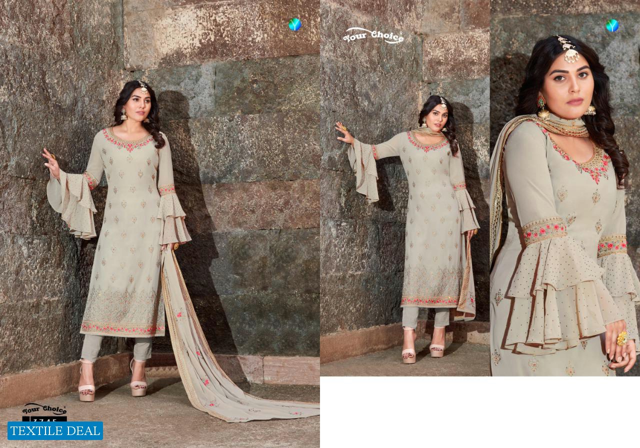 Your Choice Mirza Wholesale Straight Salwar Kameez