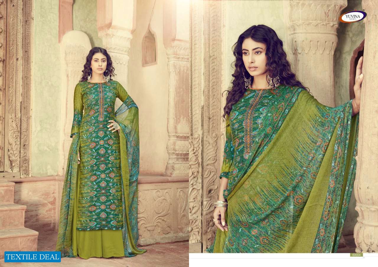 Yuvina Winter Glam Wholesale Pashmina Winter Dress Material