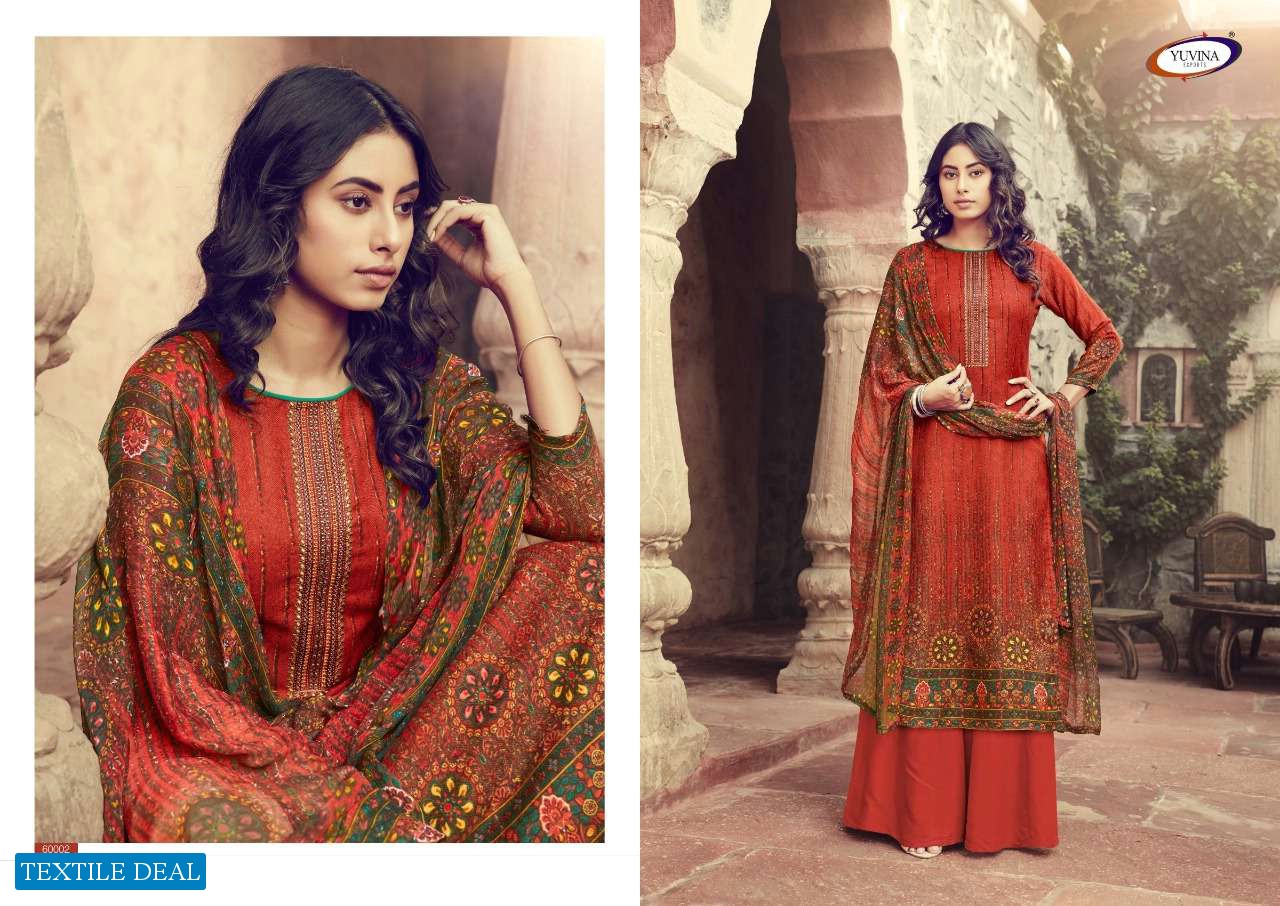 Yuvina Winter Glam Wholesale Pashmina Winter Dress Material