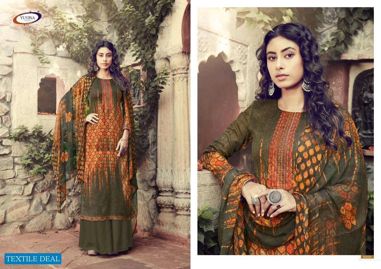 Yuvina Winter Glam Wholesale Pashmina Winter Dress Material