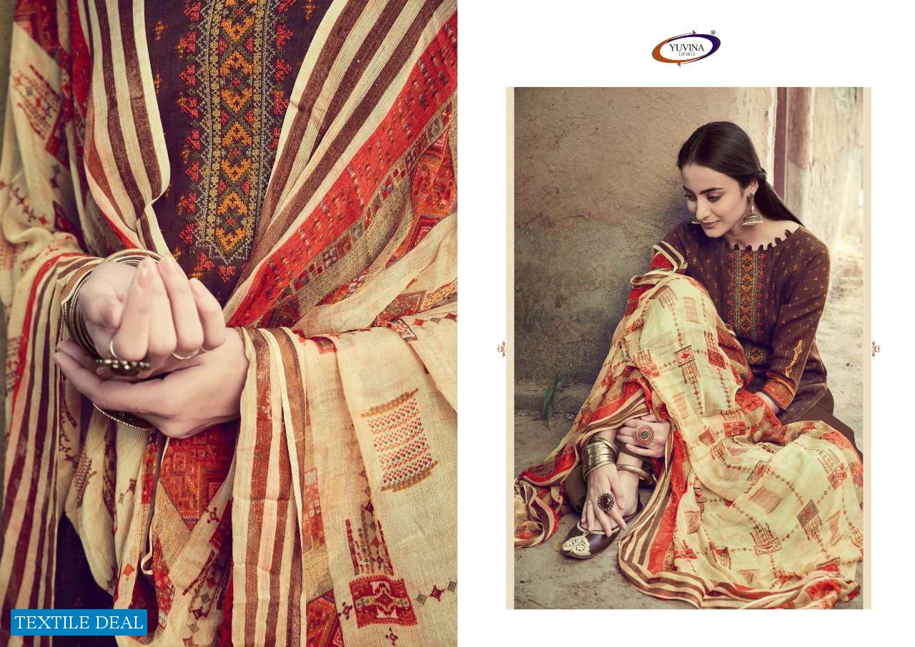 Yuvina Winter Sonet Wholesale Pashmina Winter Dress Material