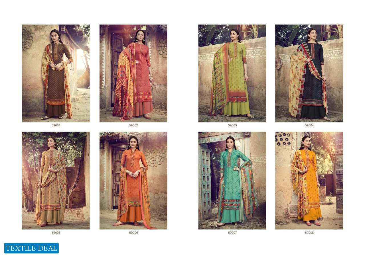 Yuvina Winter Sonet Wholesale Pashmina Winter Dress Material