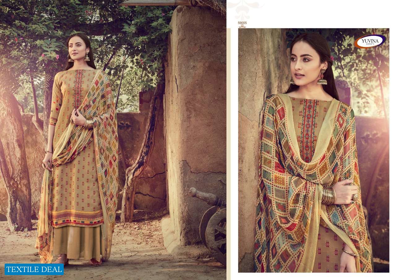 Yuvina Winter Sonet Wholesale Pashmina Winter Dress Material