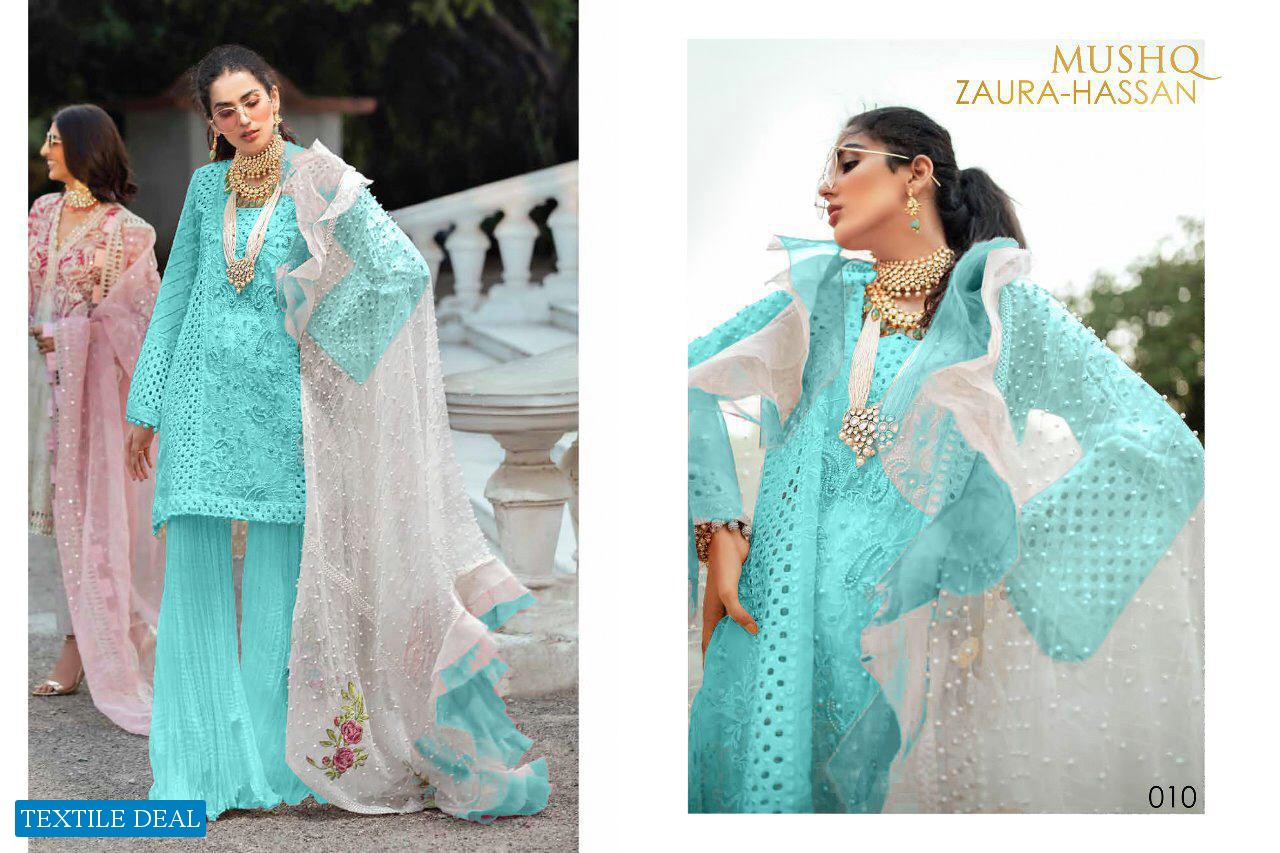 ZAURA HASSAN LAUNCH MUSHQ CAMBRIC COTTON PAKISTANI SALWAR KAMEEZ