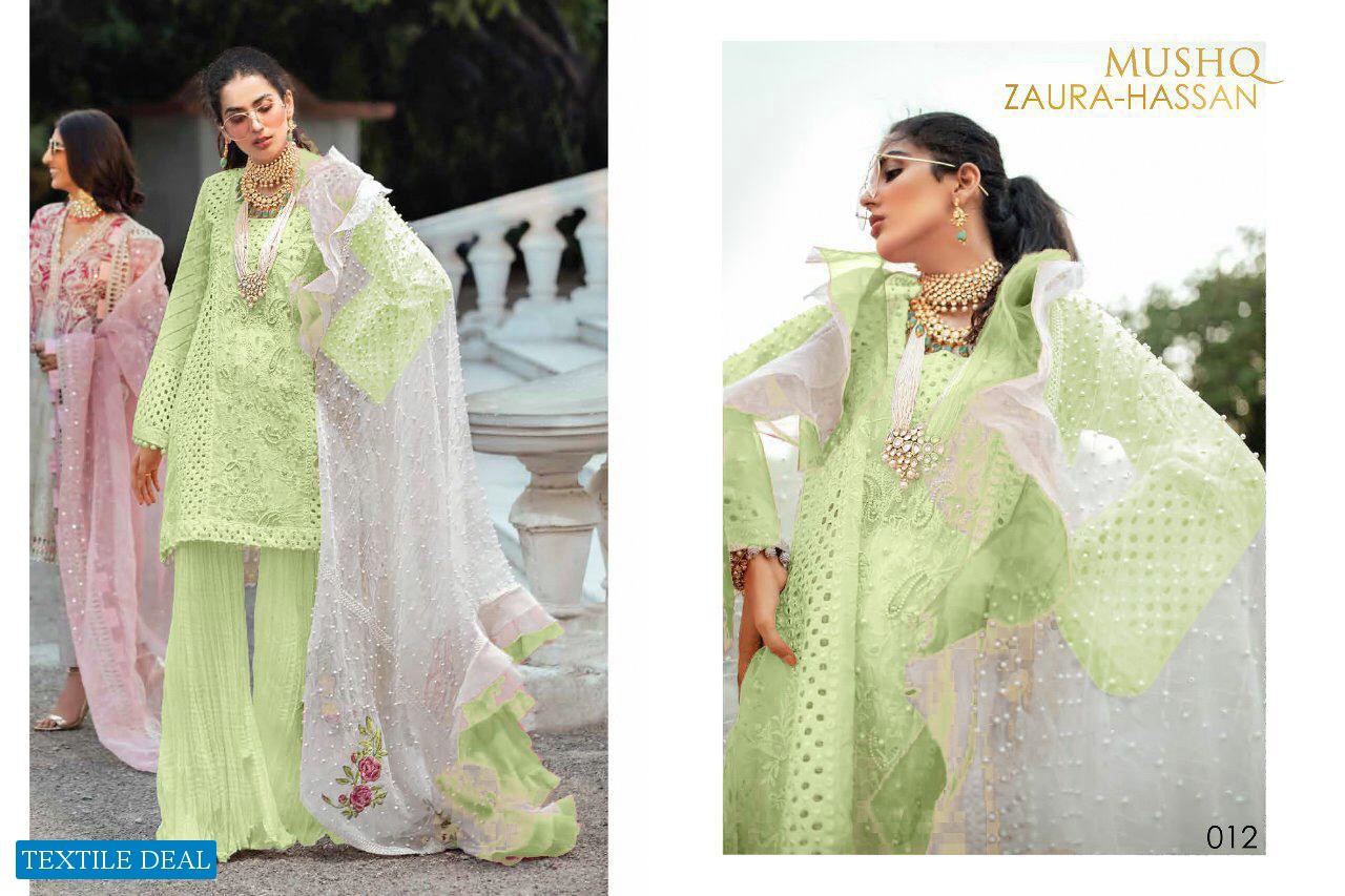 ZAURA HASSAN LAUNCH MUSHQ CAMBRIC COTTON PAKISTANI SALWAR KAMEEZ