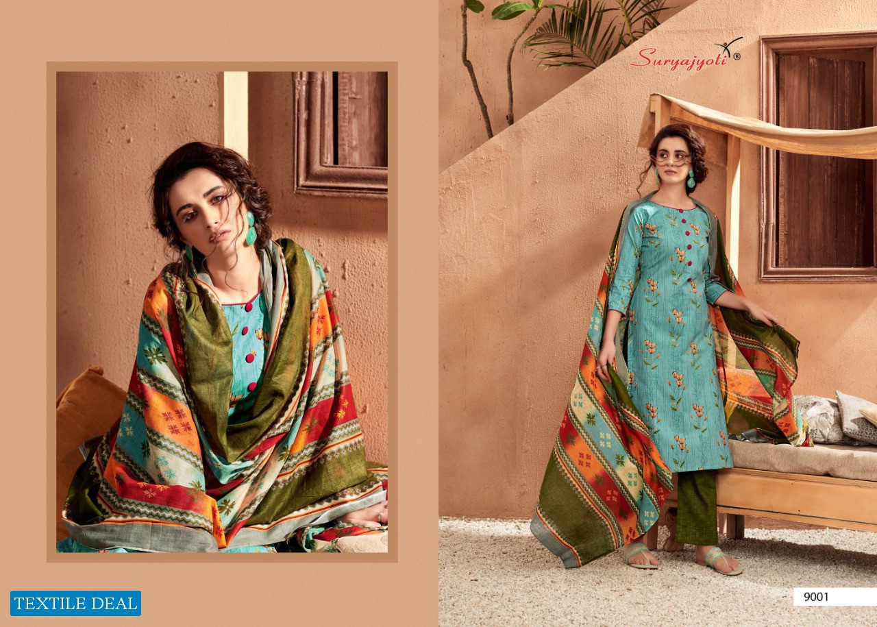 ZION COTTON VOL 9 BY SURYAJYOTI COTTON DRESS MATERIALS BUY FROM TEXTILEDEAL