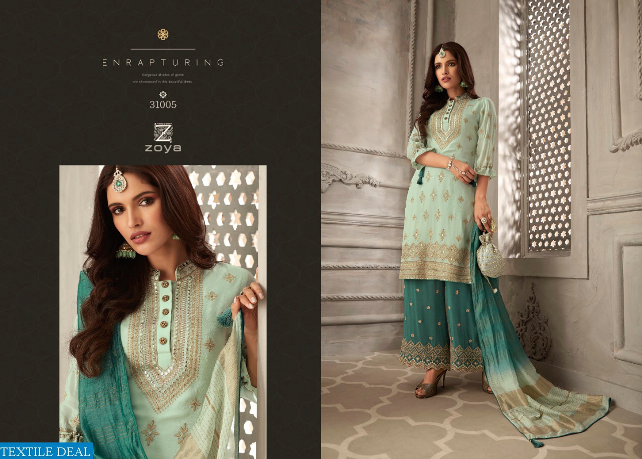 ZOYA PRESENT PETALS GEORGETTE PARTY WEAR SUIT CATLOG COLLECTION