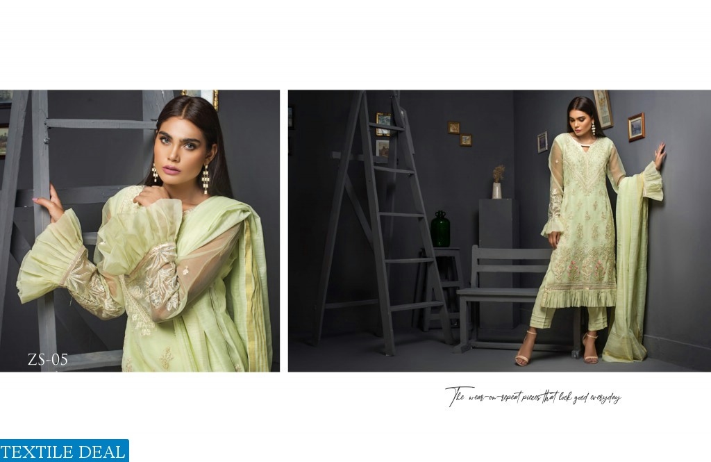 ZS Kalyan Chiffon embroidered Collection Wholesale Pakistani Dresses
