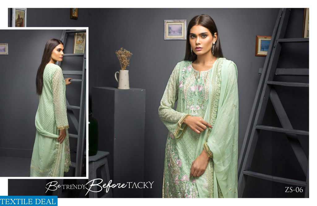 ZS Kalyan Chiffon embroidered Collection Wholesale Pakistani Dresses