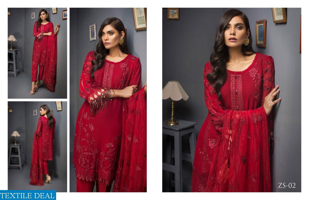 ZS Kalyan Chiffon embroidered Collection Wholesale Pakistani Dresses