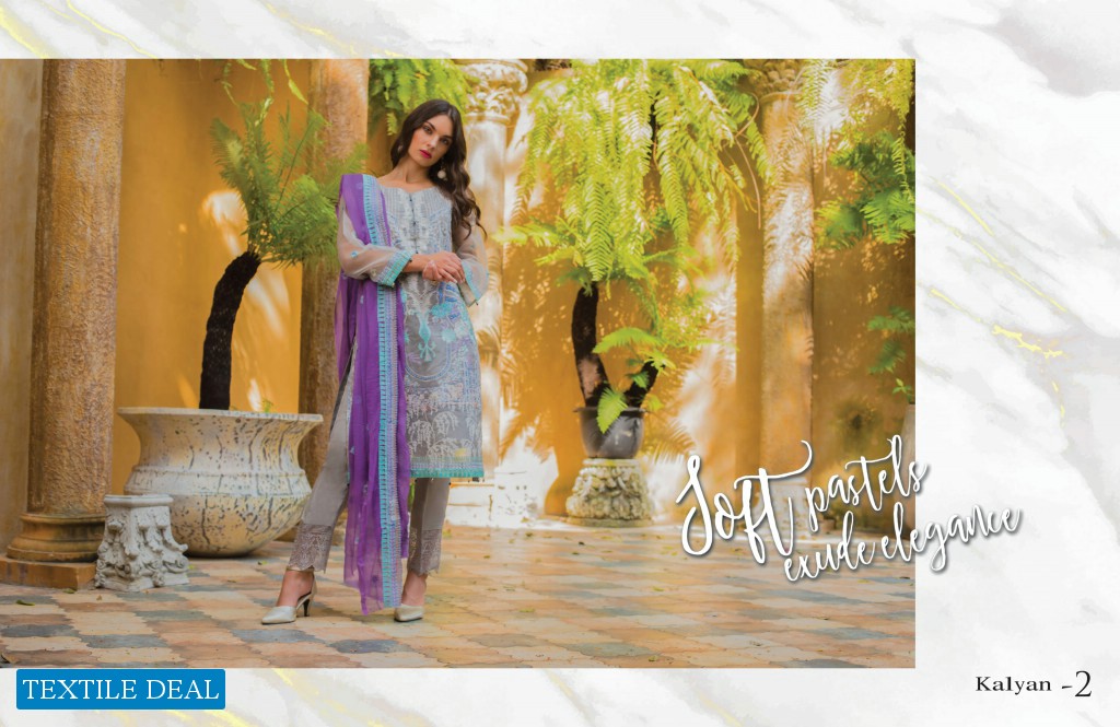 ZS Kalyan Embroidered Chiffon Collection Vol-1 2020 Wholesale Branded Pakistani Dresses