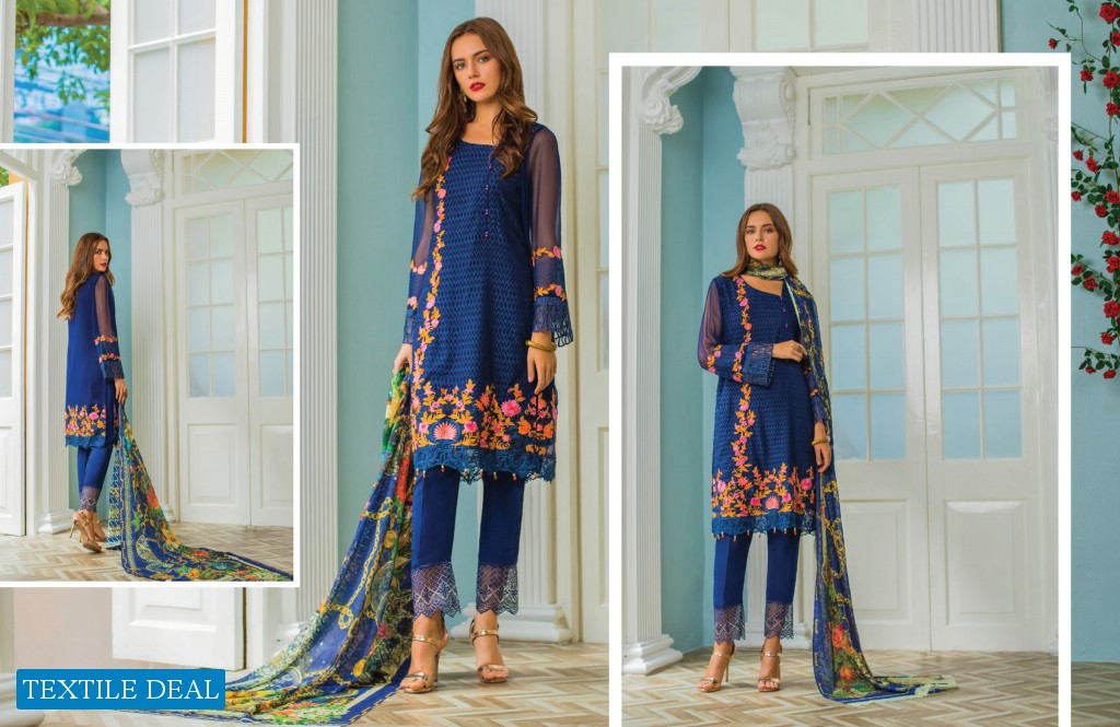 ZS Kalyan Embroidered Chiffon Collection Vol-1 2020 Wholesale Branded Pakistani Dresses