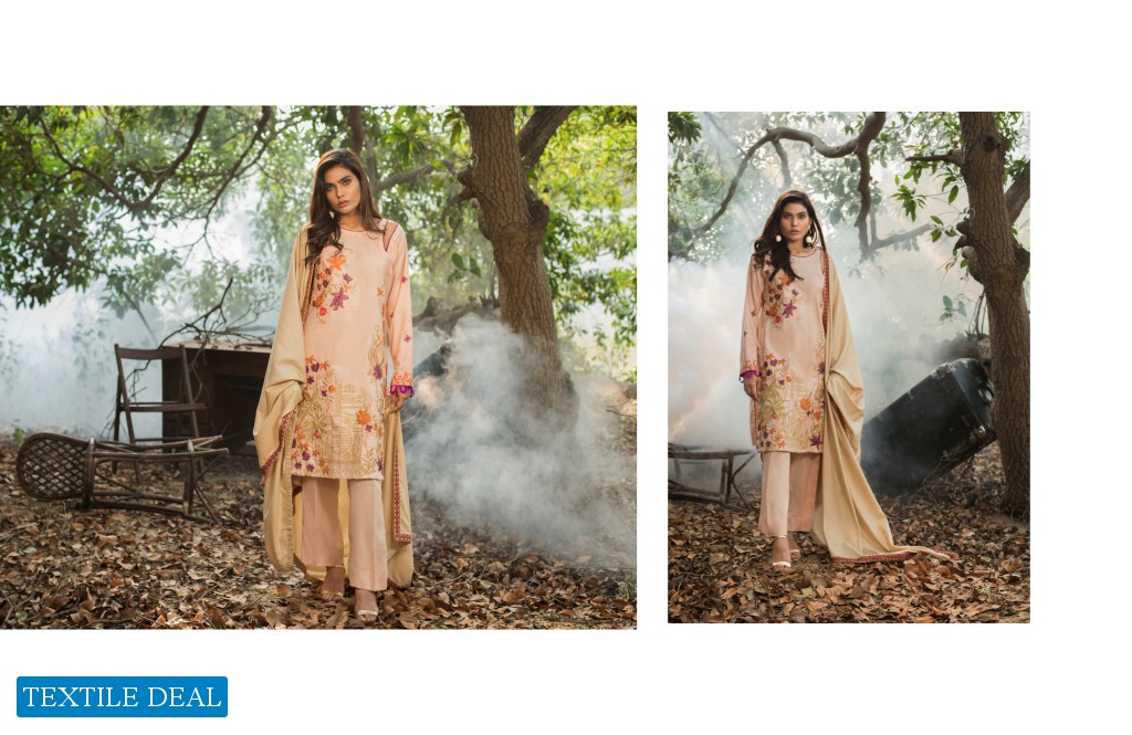 ZS Linen Embroidered Branded Pakistani Salwar Suits