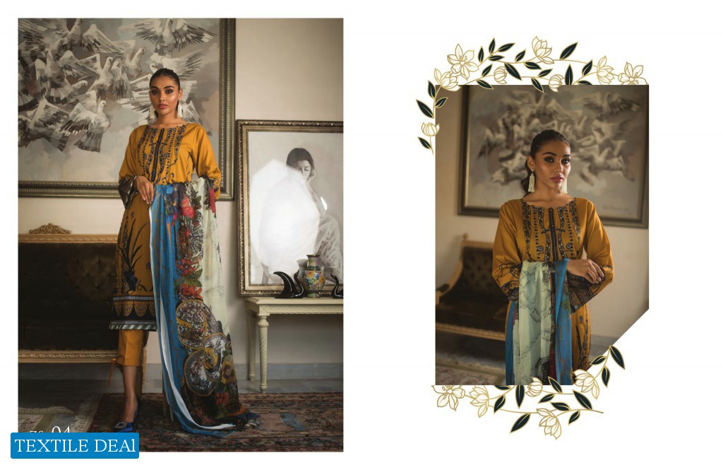 ZS Malkah Mid Summer Wholesale Shopping original Pakistani Dress