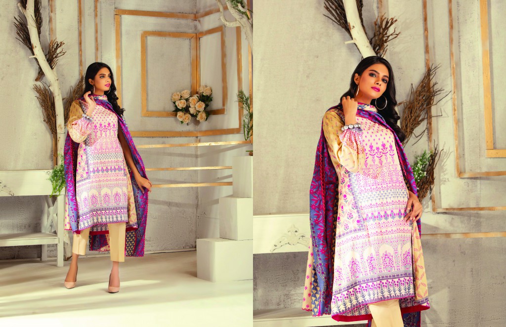 ZS RANGREZA PRINTED LAWN VOL 1 2020 ORIGINAL PAKISTANI SALWAR KAMEEZ