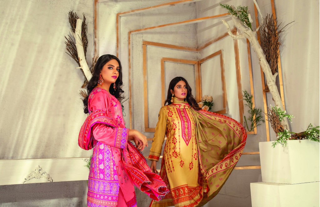 ZS RANGREZA PRINTED LAWN VOL 1 2020 ORIGINAL PAKISTANI SALWAR KAMEEZ