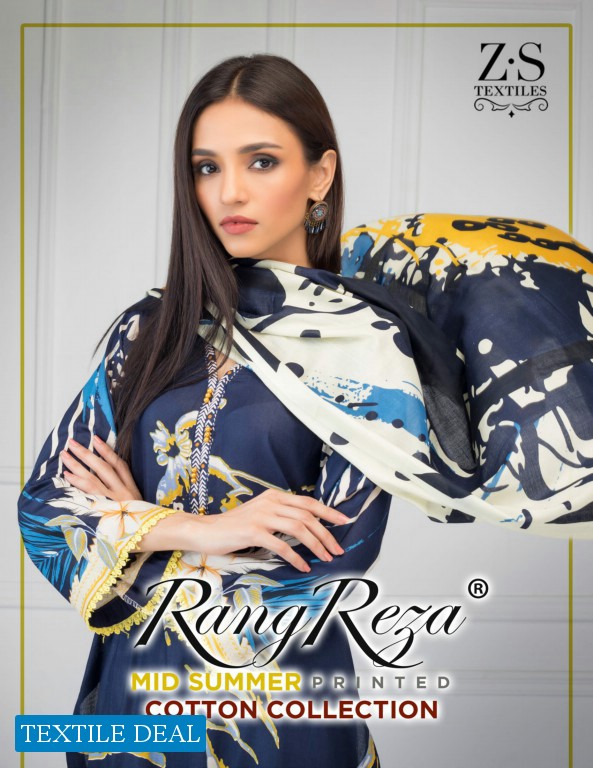 ZS Rang Reza Cotton Vol-1 Wholesale Pakistani Salwar Kameez