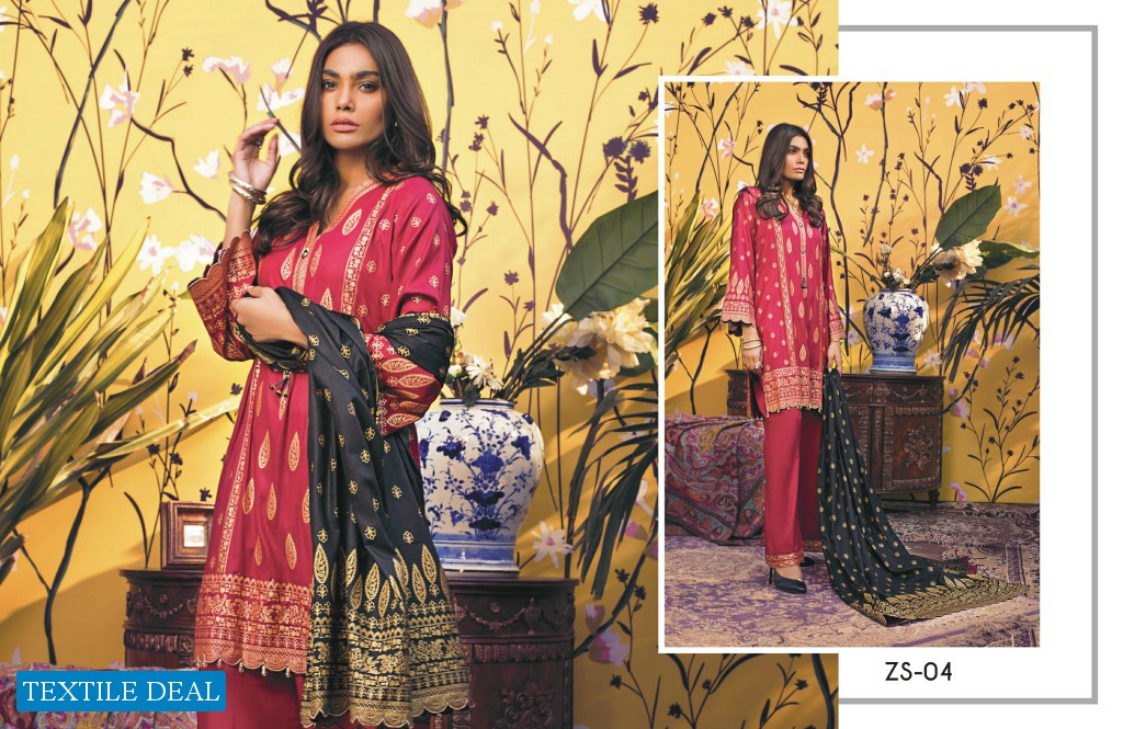 ZS Rangreza Banarasi Vol-1 Wholesale Shopping original Pakistani Branded Salwar Kameez