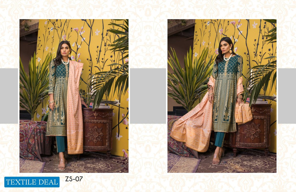 ZS Rangreza Banarasi Vol-1 Wholesale Shopping original Pakistani Branded Salwar Kameez
