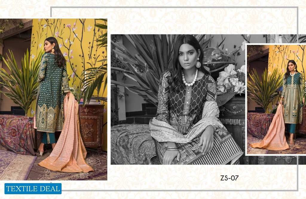 ZS Rangreza Banarasi Vol-1 Wholesale Shopping original Pakistani Branded Salwar Kameez