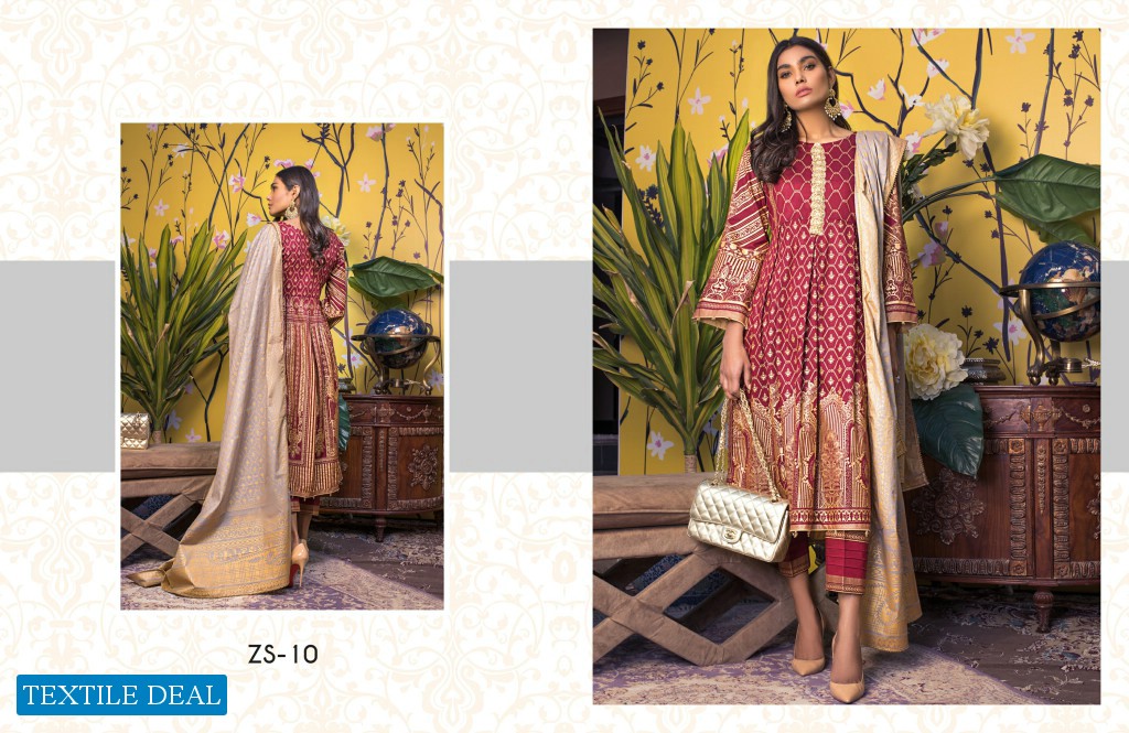 ZS Rangreza Banarasi Vol-1 Wholesale Shopping original Pakistani Branded Salwar Kameez