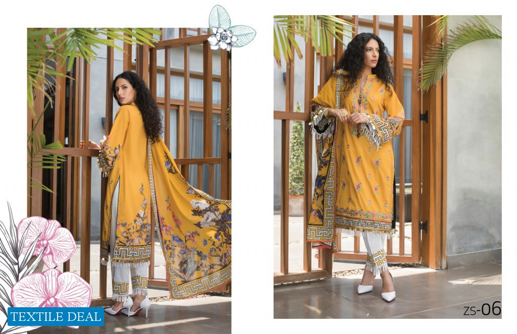 ZS Rangreza Mid Summer Vol-1 Wholesale Designer Pakistani Dress