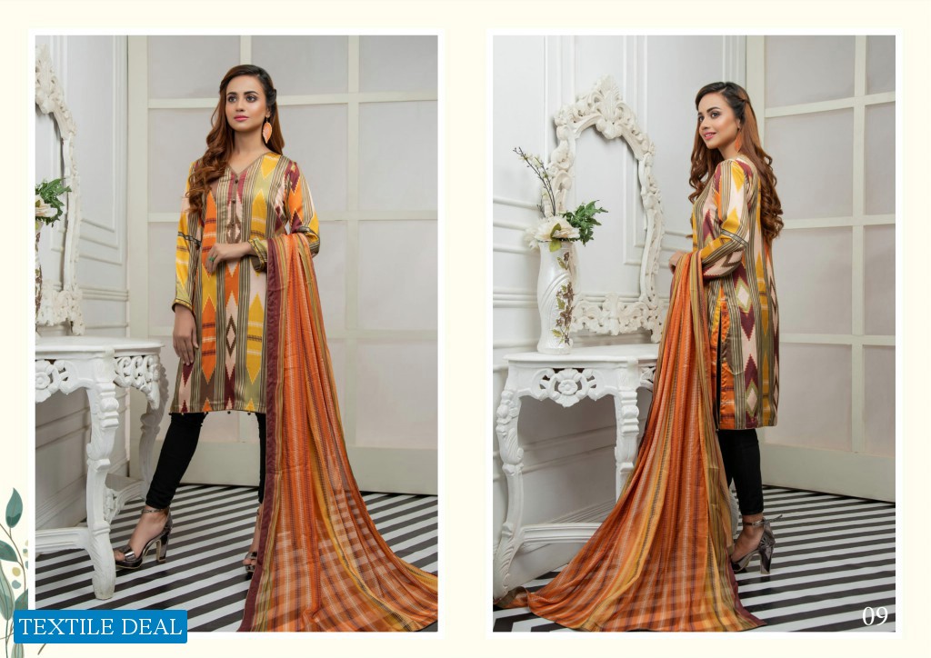 ZS Ravishing Charmeuse Silk Digital Printed Collection Wholesale Pakistani Dress